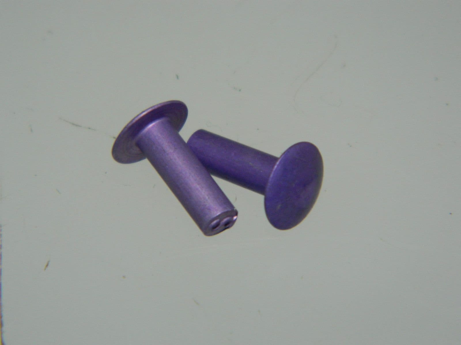50 x Rivets Mushroom Head Violet Dia 1/8